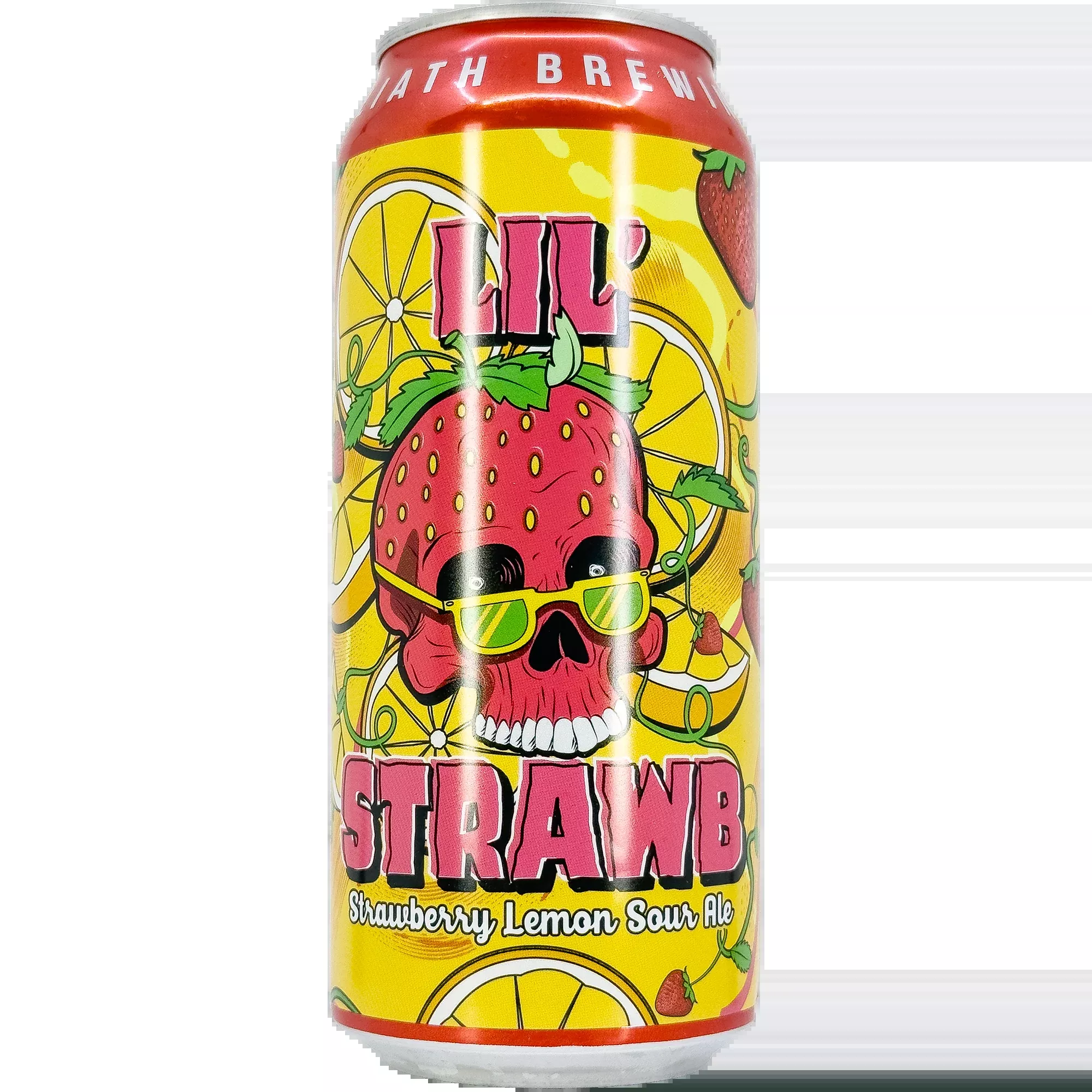 Toppling Goliath Brewing x Drekker Brewing 'Lil' Strawb' Strawberry Lemon Sour Ale, Decorah, Iowa