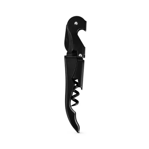Truetap Double Hinged Black Corkscrew