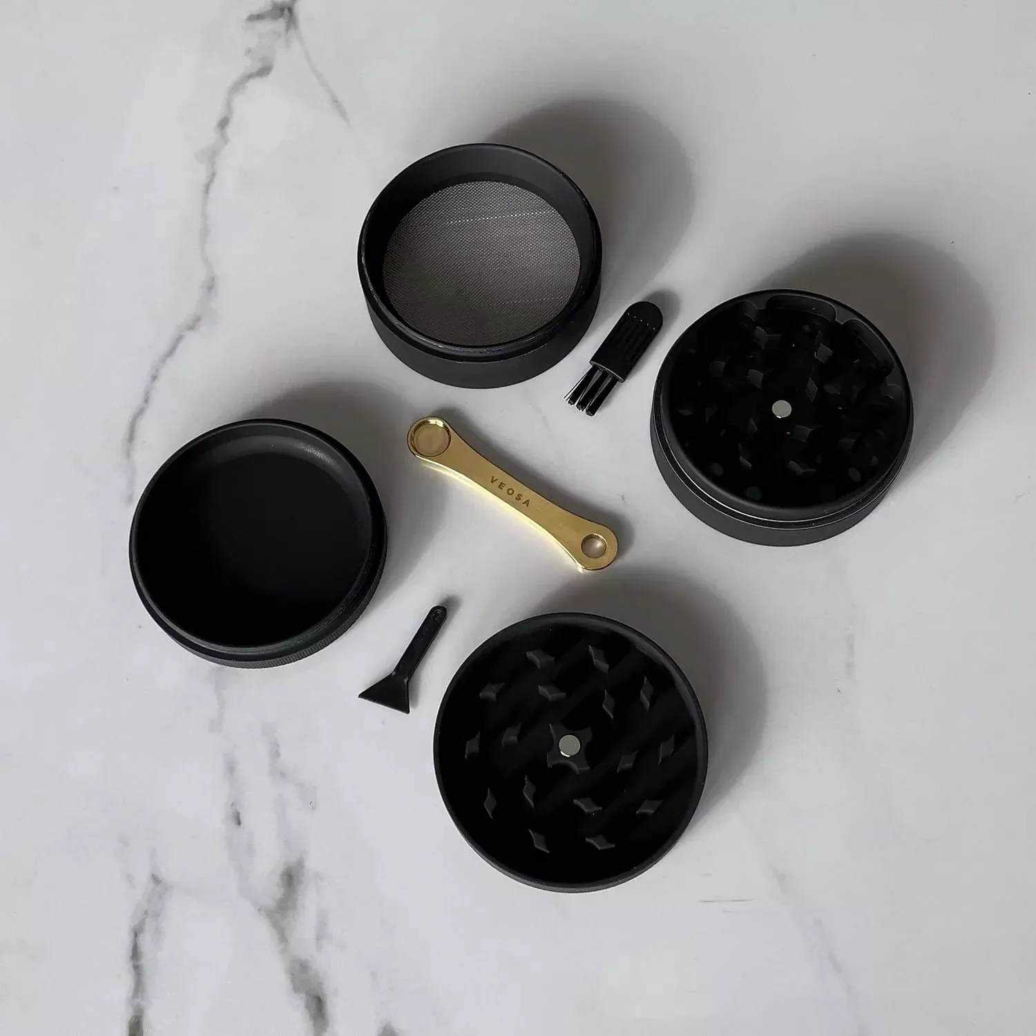 Veosa Grinder Kit | Limited Edition 4-Chamber Grinder