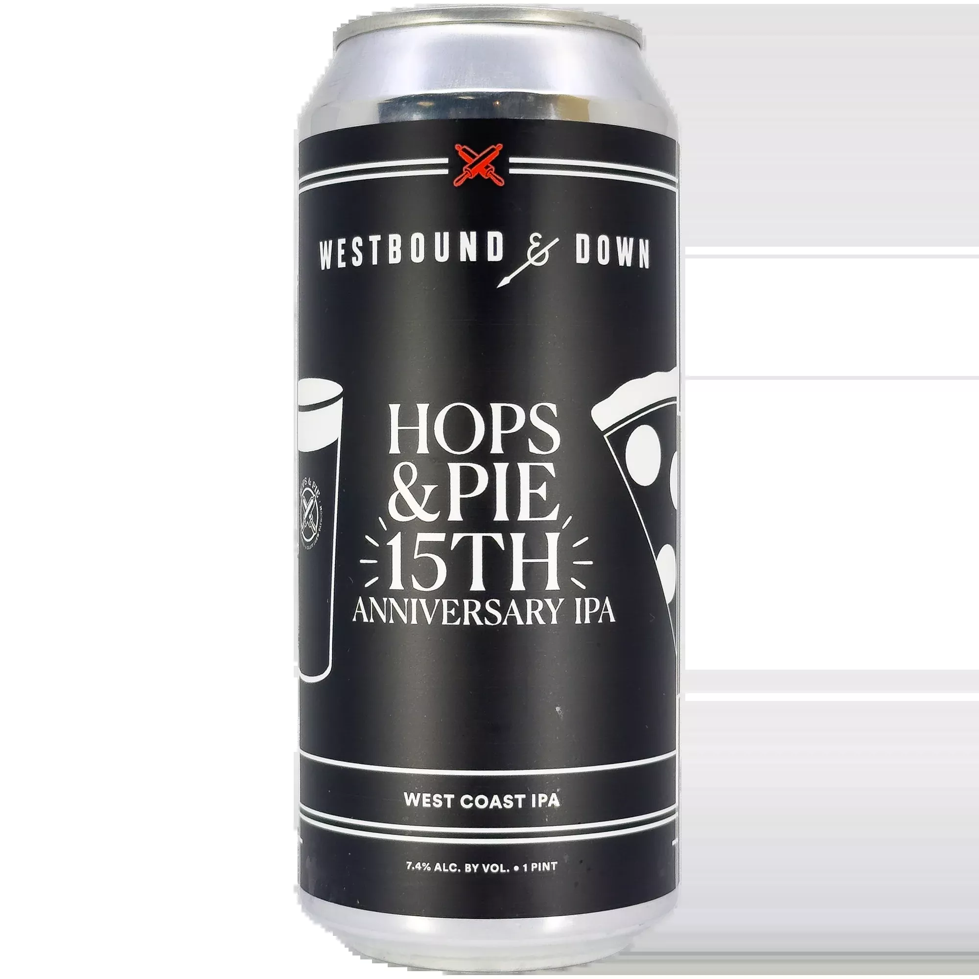 Westbound & Down Brewing 'Hops & Pie 15th Anniversary' West Coast-Style IPA Beer, Colorado