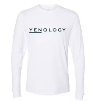 YENology White Long Sleeve Tee Shirt